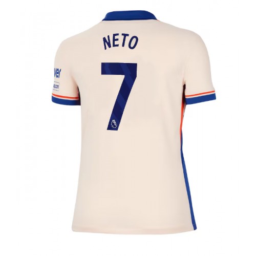 Fotballdrakt Dame Chelsea Pedro Neto #7 Bortedrakt 2024-25 Kortermet